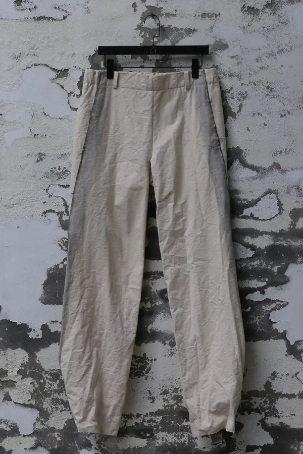 m.a+ hand painted elastic waist 2 pocket loose trousers P366-HP CP5